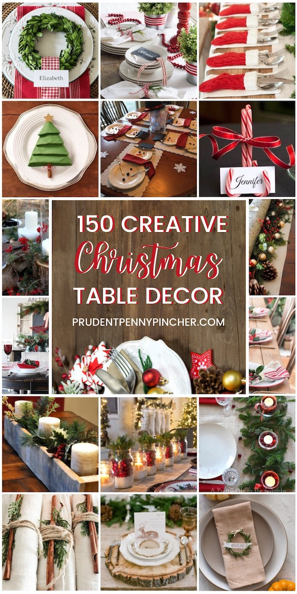 150 Best DIY Christmas Table Decorations