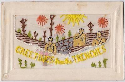 Greetings from the Trenches: Embroidered Silk Postcards Sent During World War I