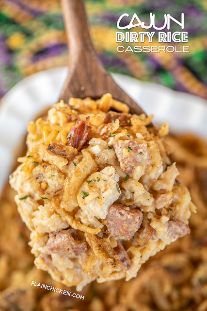 Cajun Dirty Rice Casserole