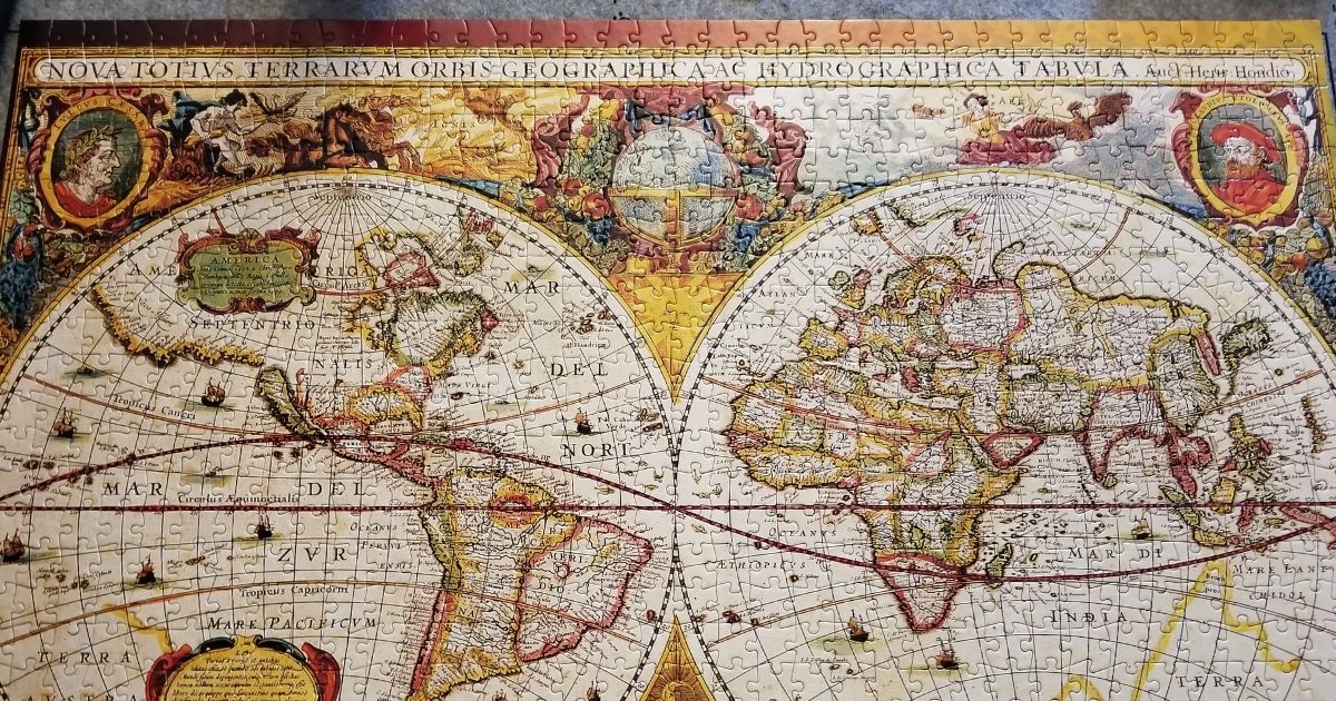 Buffalo Games Antique Map 1,000-Piece Jigsaw Puzzle Only $7 on Amazon + More Puzzle Deals