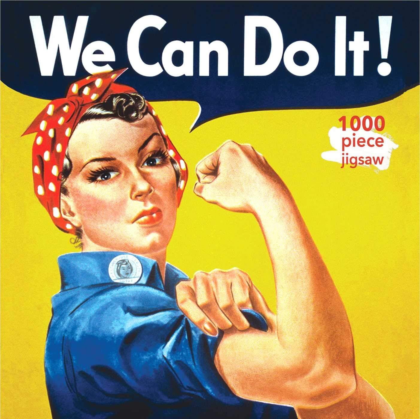 Adult Jigsaw Puzzle J Howard Miller: Rosie the Riveter Poster: 1000-piece Jigsaw Puzzle