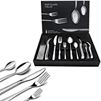 30-Piece Vvwgkpk Silverware Kitchen Cutlery Set only $15.99