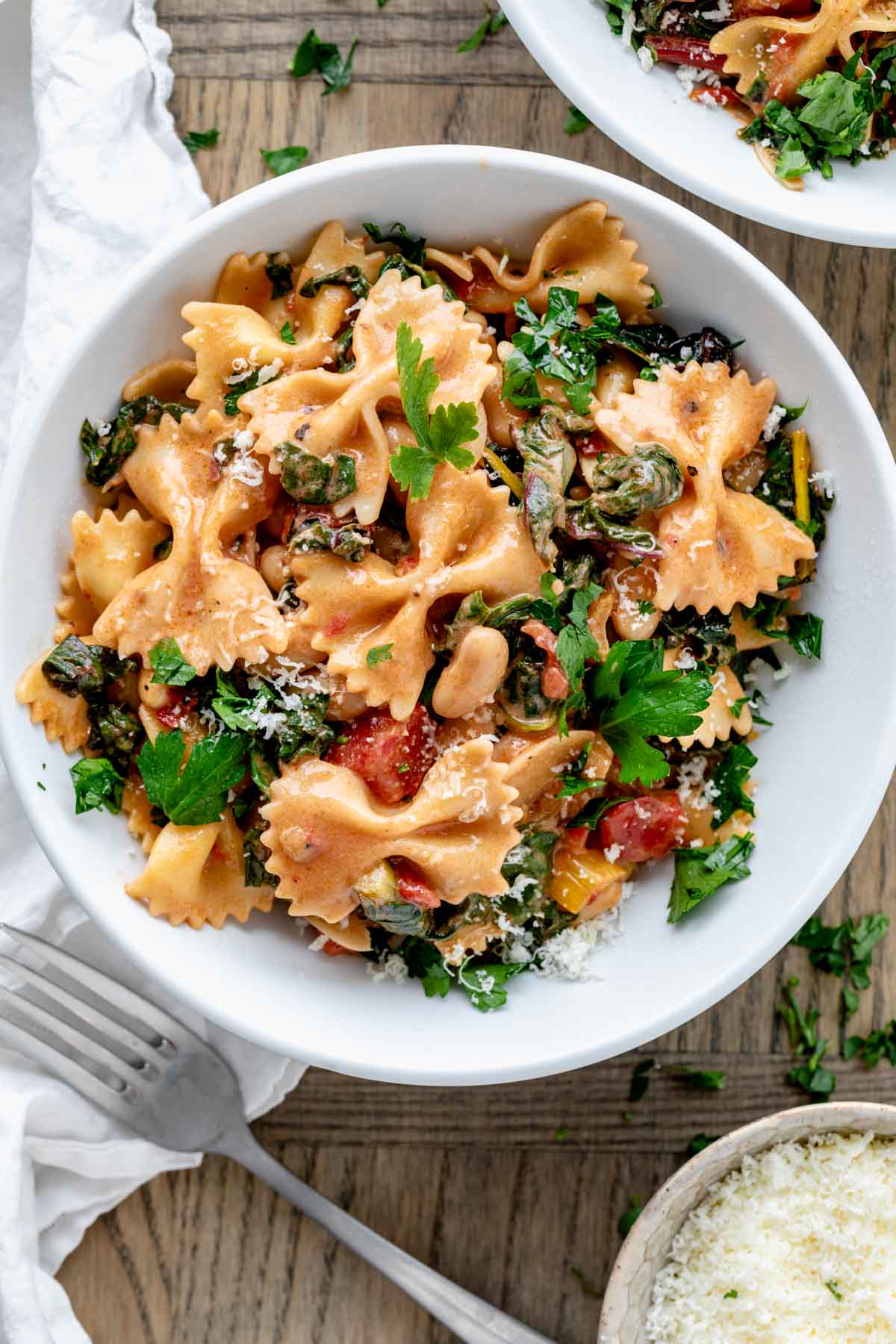 Fast & Easy Swiss Chard Pasta