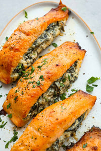 Spinach Stuffed Salmon