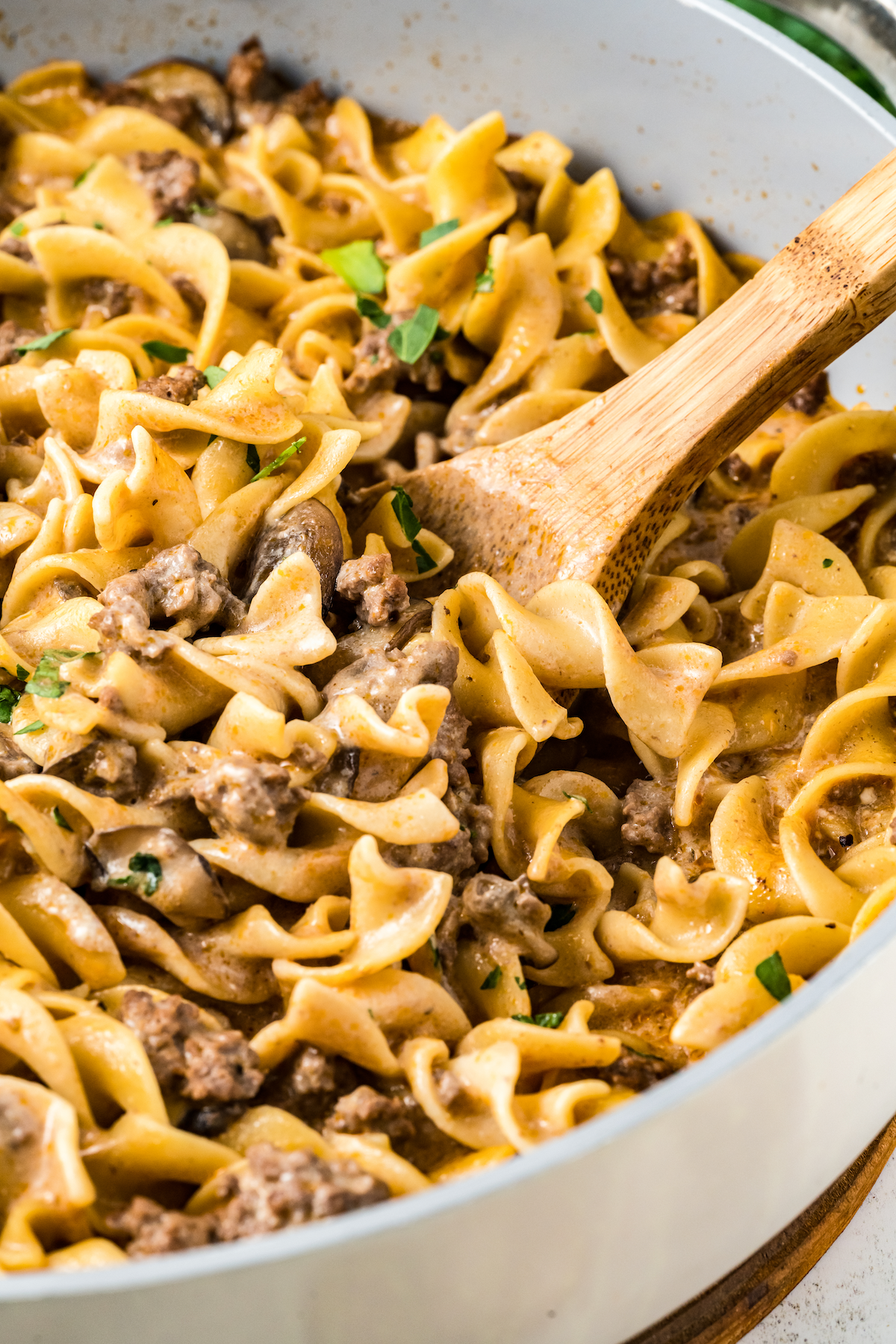 Ground Beef Stroganoff