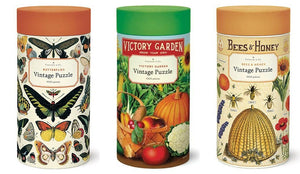 These 1000 Piece Jigsaw Puzzle Features Vintage Art Of Beautiful Wildflowers, Butterflies, Gardens, Animals, House Plants