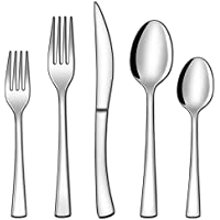 Bestdin 20 Piece Silverware Premium Stainless Steel Set of Spoons & Forks only $15.99