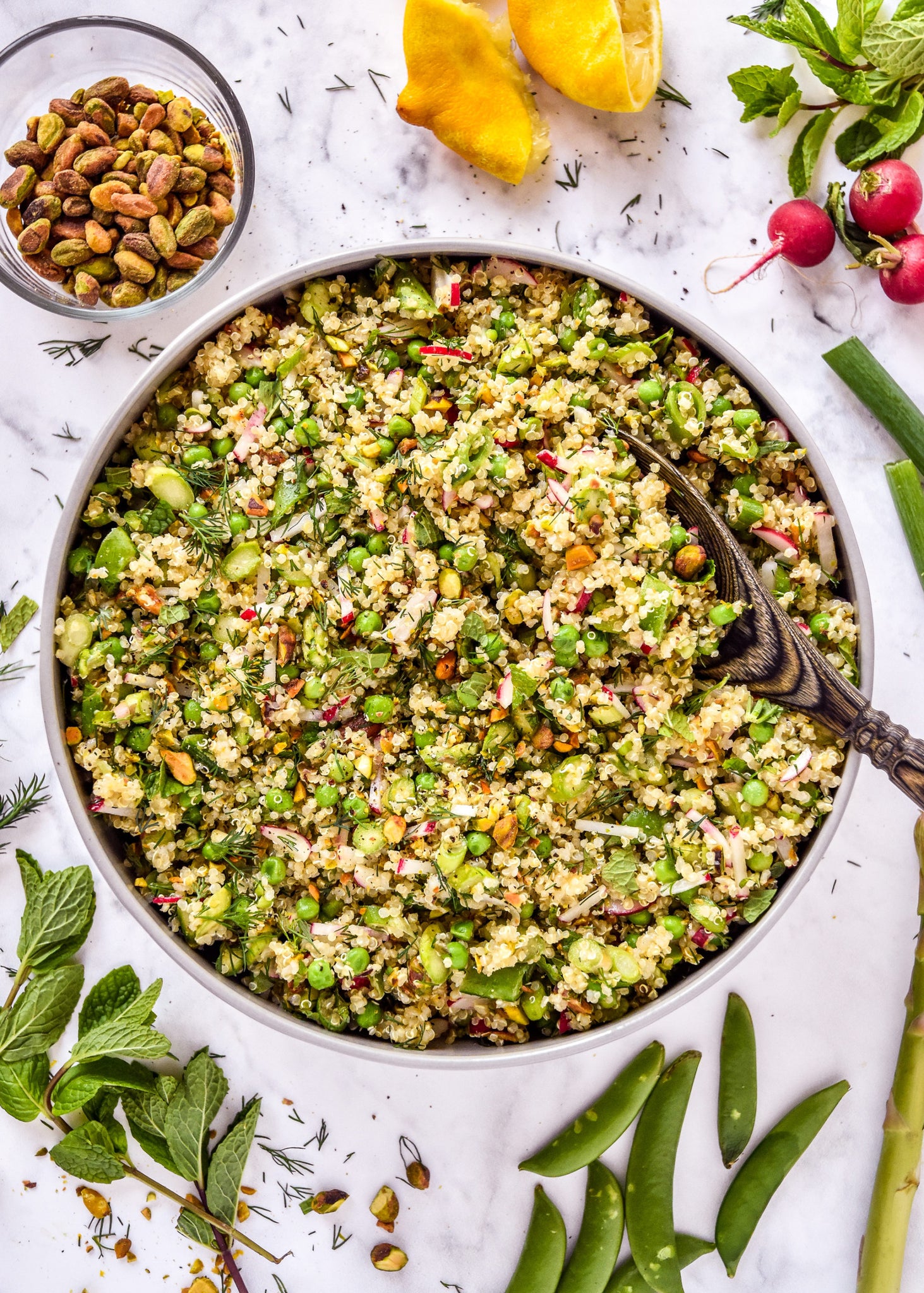 Spring Vegetable Quinoa Salad