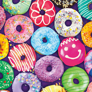 Buffalo Games 300 Large Piece Delightful Donuts Jigsaw Puzzle $4.61 + Free Shipping