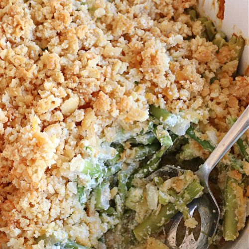 Cheesy Asparagus Casserole