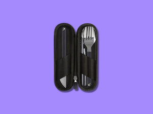 Cliffset’s Portable Silverware Set Has a Built-In Dishwasher