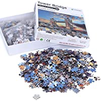 1000-Pieces 27.5" x 19.7" Jigsaw Puzzles for Adults (Tower Bridge) only $2.80