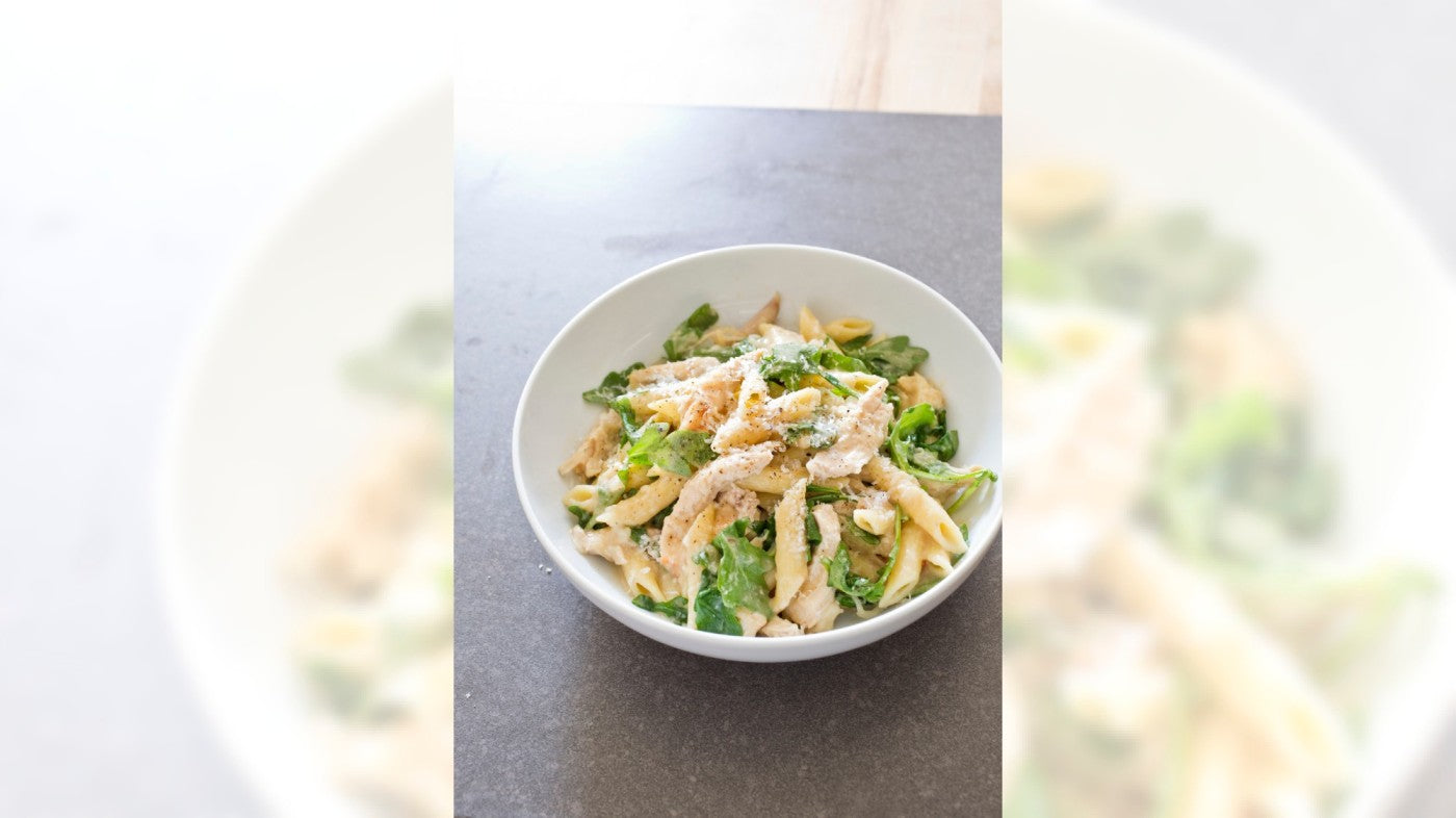 Recipe: This Tuscan Chicken Pasta dish gets a boost from lots of garlic and lemon juice