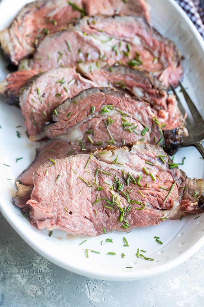 Prime Rib with Mustard Cream Sauce Recipe