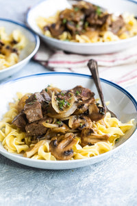 Steak Tips with Mushroom Gravy Recipe