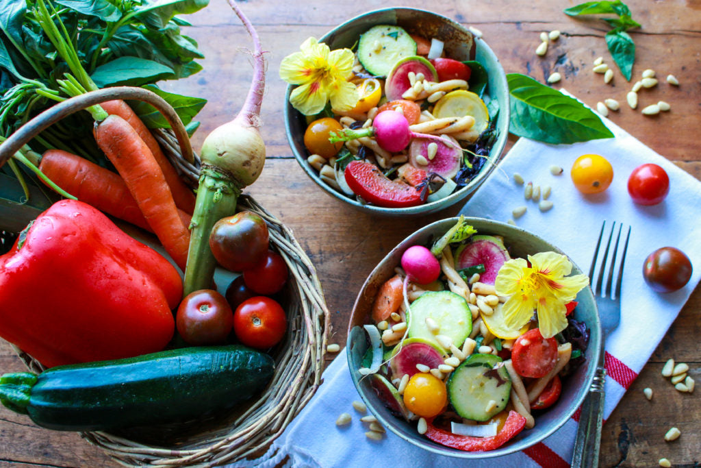 Farmers Market Pasta Salad (Vegan)