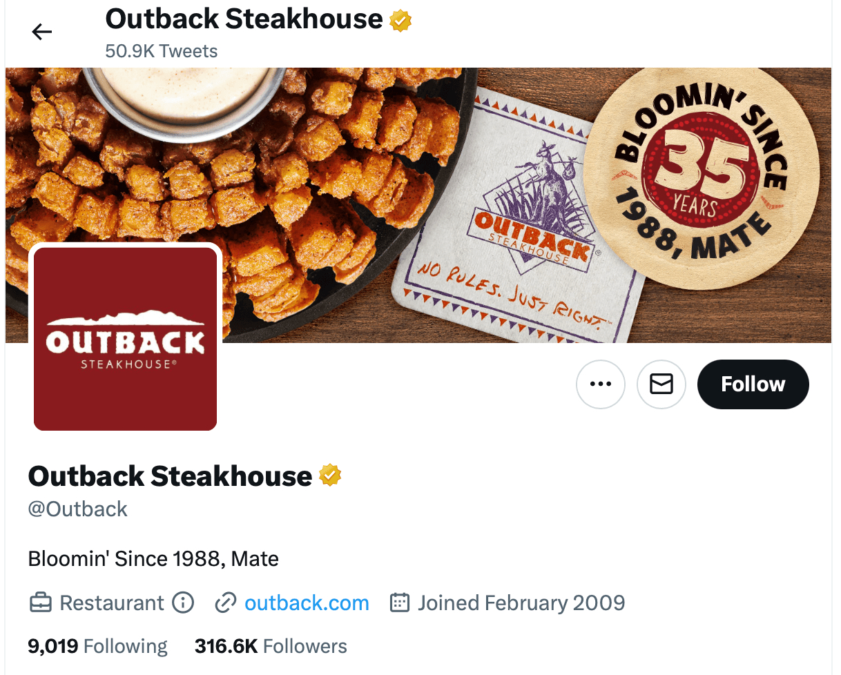 Outback Steakhouse Menu & Price Increases (2023)