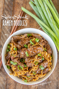 Spicy Steak Ramen Noodles