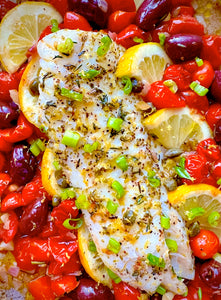 Easy Mediterranean-Style Baked Haddock