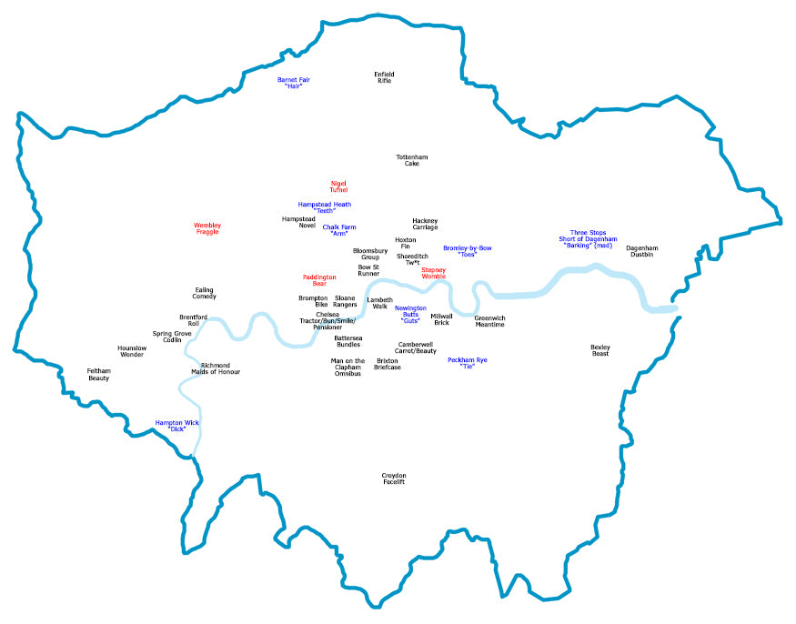 Mapped: Bits Of London That Gave Their Names To Stuff