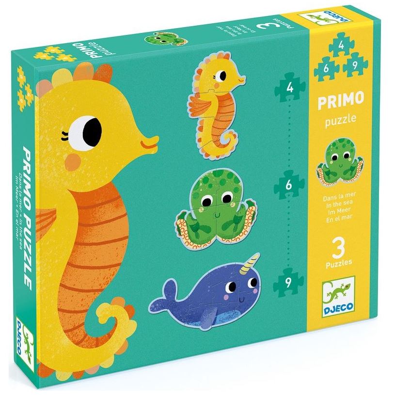 Djeco Primo Progressive Puzzle - In the Sea