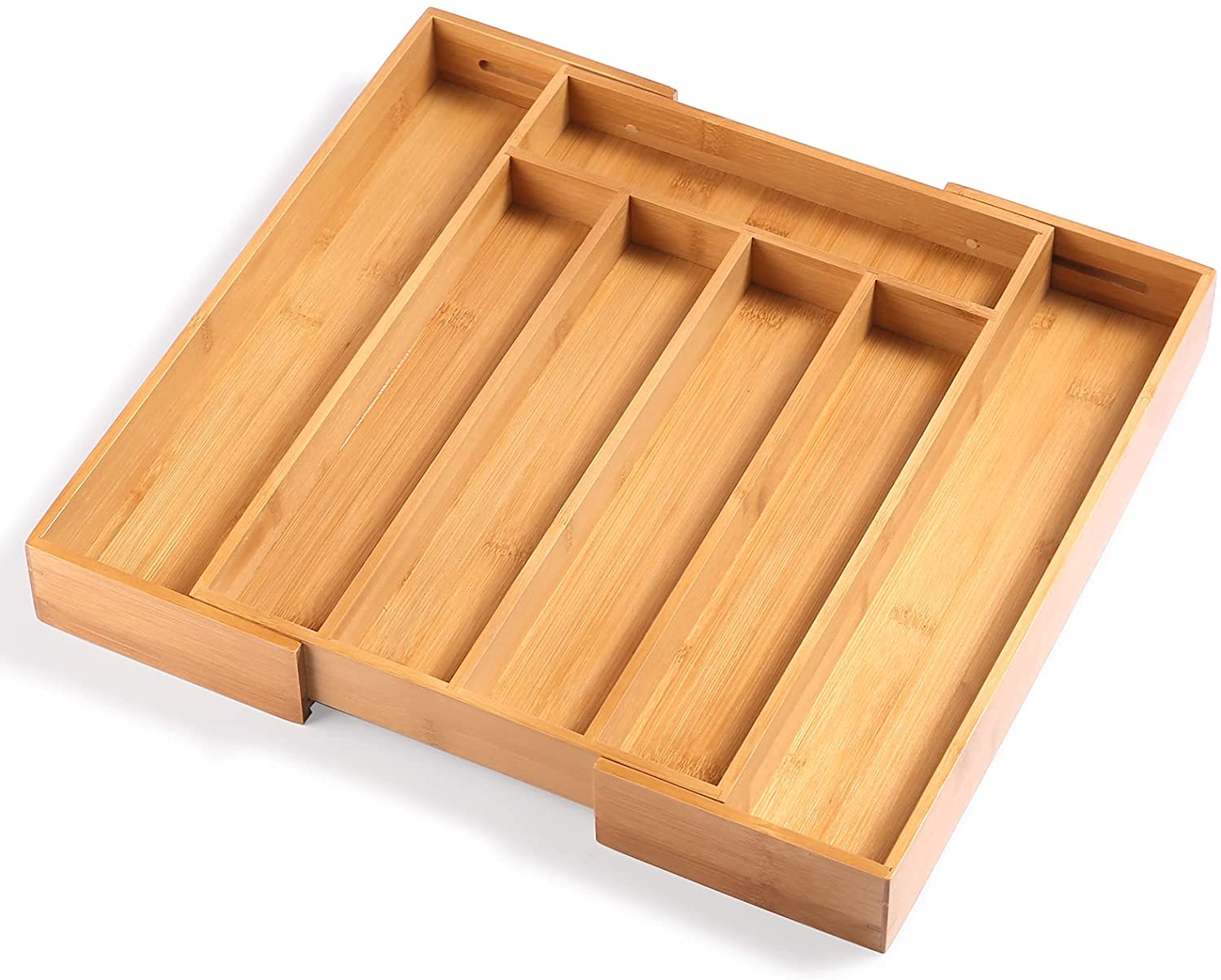 ORIDOM Bamboo Expandable Silverware Organizer Only $12.99