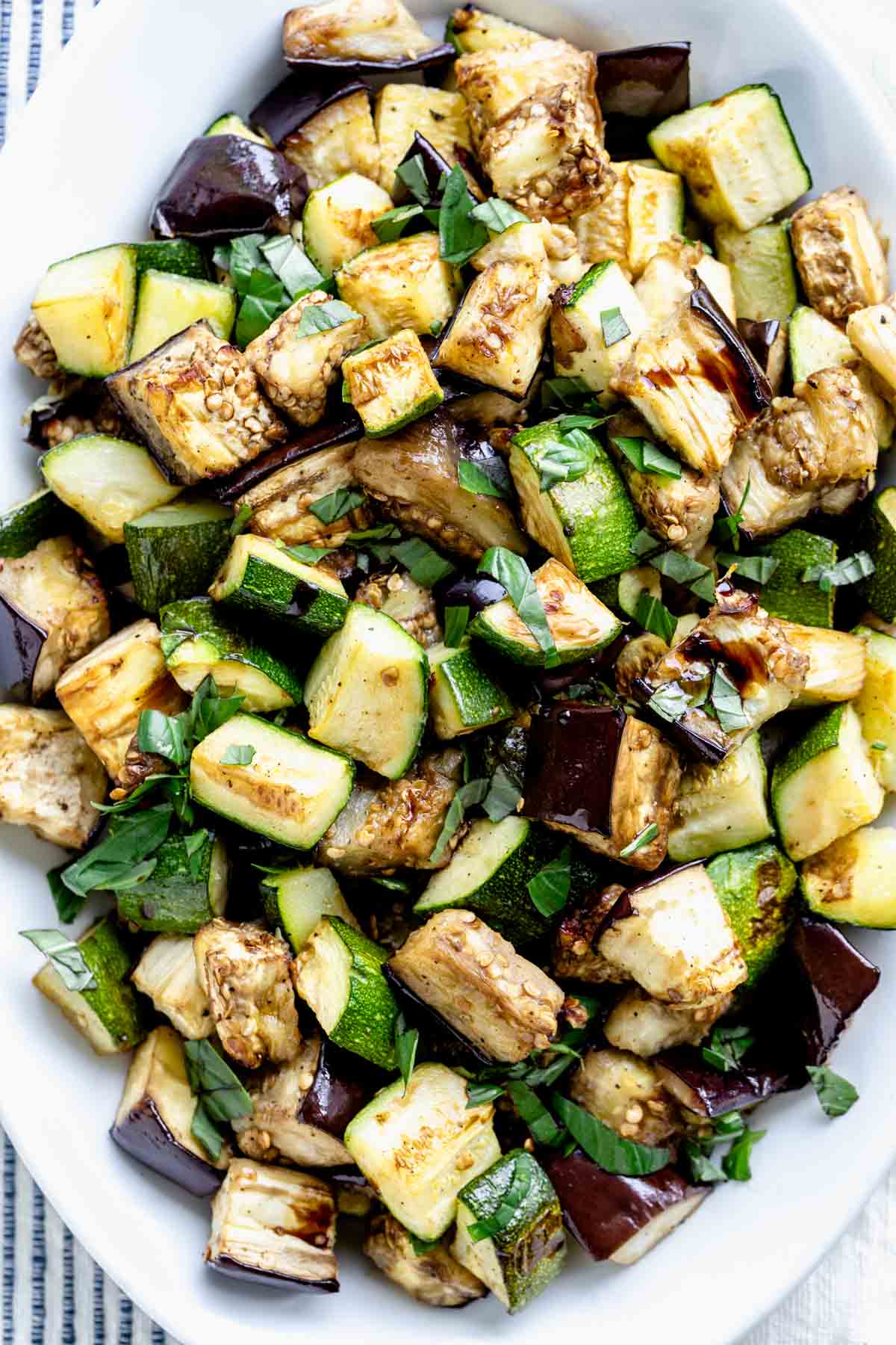 Roasted Eggplant and Zucchini