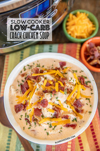 Slow Cooker Low-Carb Crack Chicken Soup