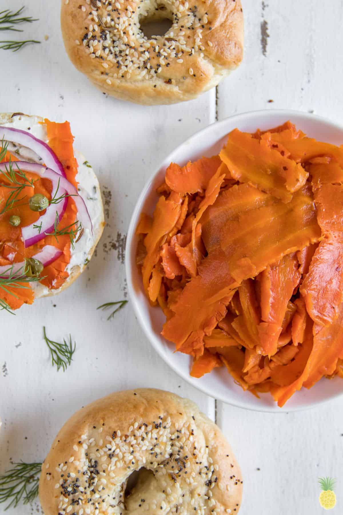 Carrot Lox (Vegan Smoked Salmon)