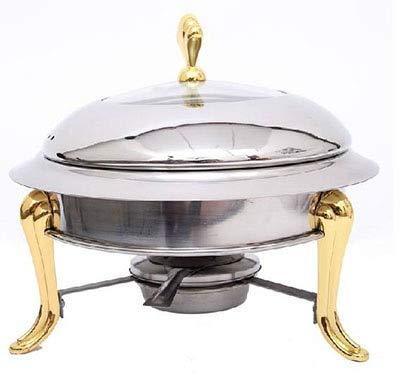 Best best quality utensil sets stainless steel hotpot set mini hotpot pot holder tempered glass lid 30cm gold silver chafing dish buffet pan food tray warmer by seedworld 1 pcs