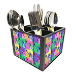 Nutcase Designer Cutlery Stand Holder Silverware Caddy-Spoons Forks Knives Organizer for Dining Table & kitchen -W-5.75"x H -4.25"x L-5.5"-SPOONS NOT INCLUDED - statue of liberty