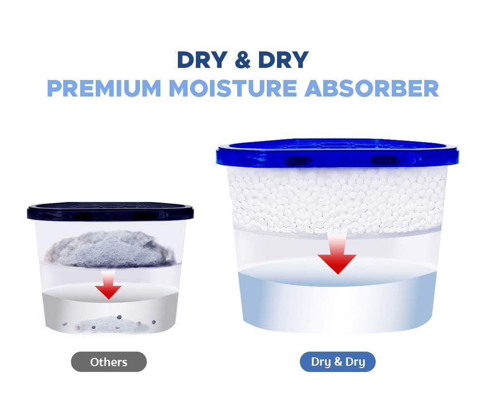 Save on dry dry 48 boxes net 10 oz box premium moisture absorber musty odor eliminator boxes to control excess moisture for basements closets bathrooms laundry rooms