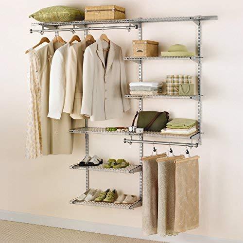 Select nice rubbermaid configurations 3h8800 3 to 6 foot deluxe custom closet kit