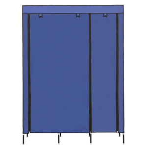 Save on yiilove stylish wardrobe storage portable clothes closet organizer with rollable wardrobe curtain for bedroom to storage clothes shoes blue