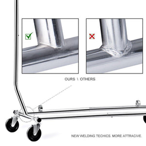 Home house day portable clothes rack portable closet rolling clothes rack foldable clothes stand commercial grade for professional use