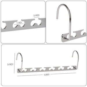 Related magicool 20 pack metal wonder magic cascading hanger space saving hangers closet organizers suit for shirt pant clothes hangers space saving