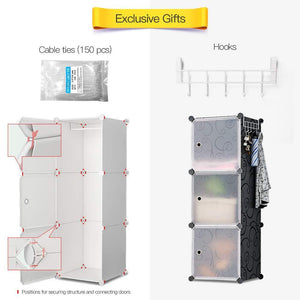 The best yozo modular closet portable wardrobe for teens kids chest drawer ployresin clothes storage organizer cube shelving unit multifunction toy cabinet bookshelf diy furniture white 25 cubes