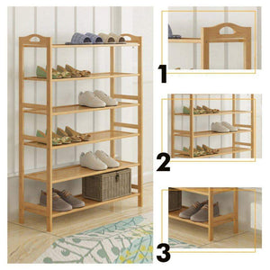 Amazon best gx xd simple multi layer bamboo shoe rack dust proof multifunction shoe tower shoe cabinet space saving easy to assemble shoe organizer unit entryway shelf organize your closet cabinet or entryway r