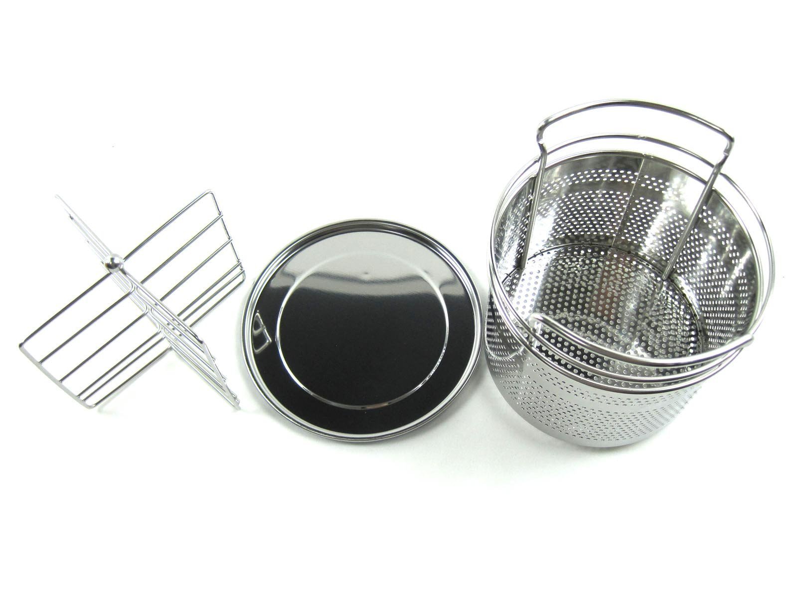 Get hanil circle stainless spoon holder cutlery organizer utensils storage silver