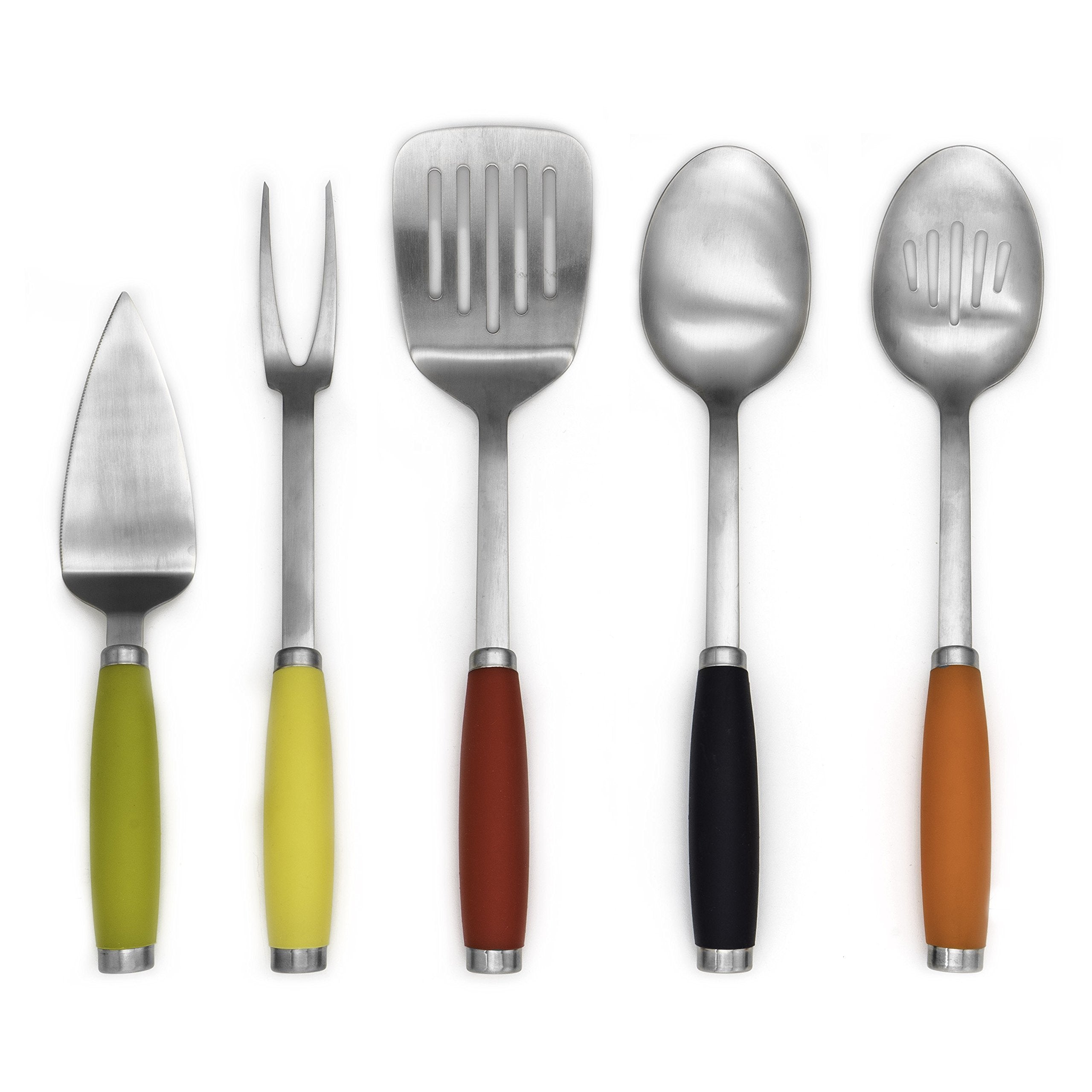 Online shopping fiesta 5piece stainless steel utensil set with crock multi