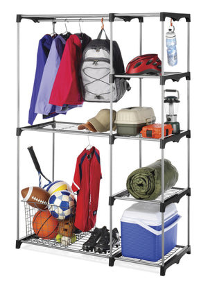 Results whitmor deluxe utility closet 5 extra strong shelves removable cover